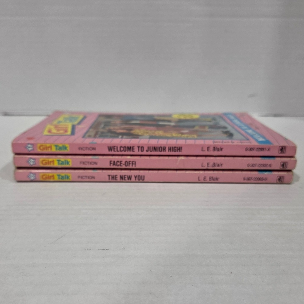 Girl Talk Books Lot 1-3 L.E. Blair Vintage 90s YA Paperback Golden Books 1990 - Picture 3 of 4